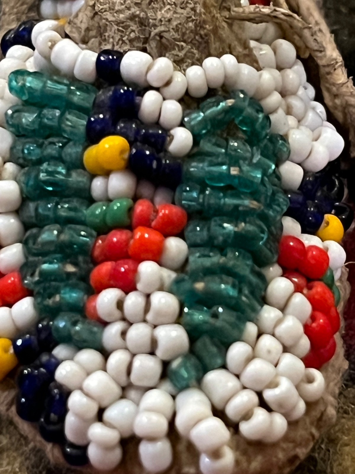 Old Beaded Baby Moccasins