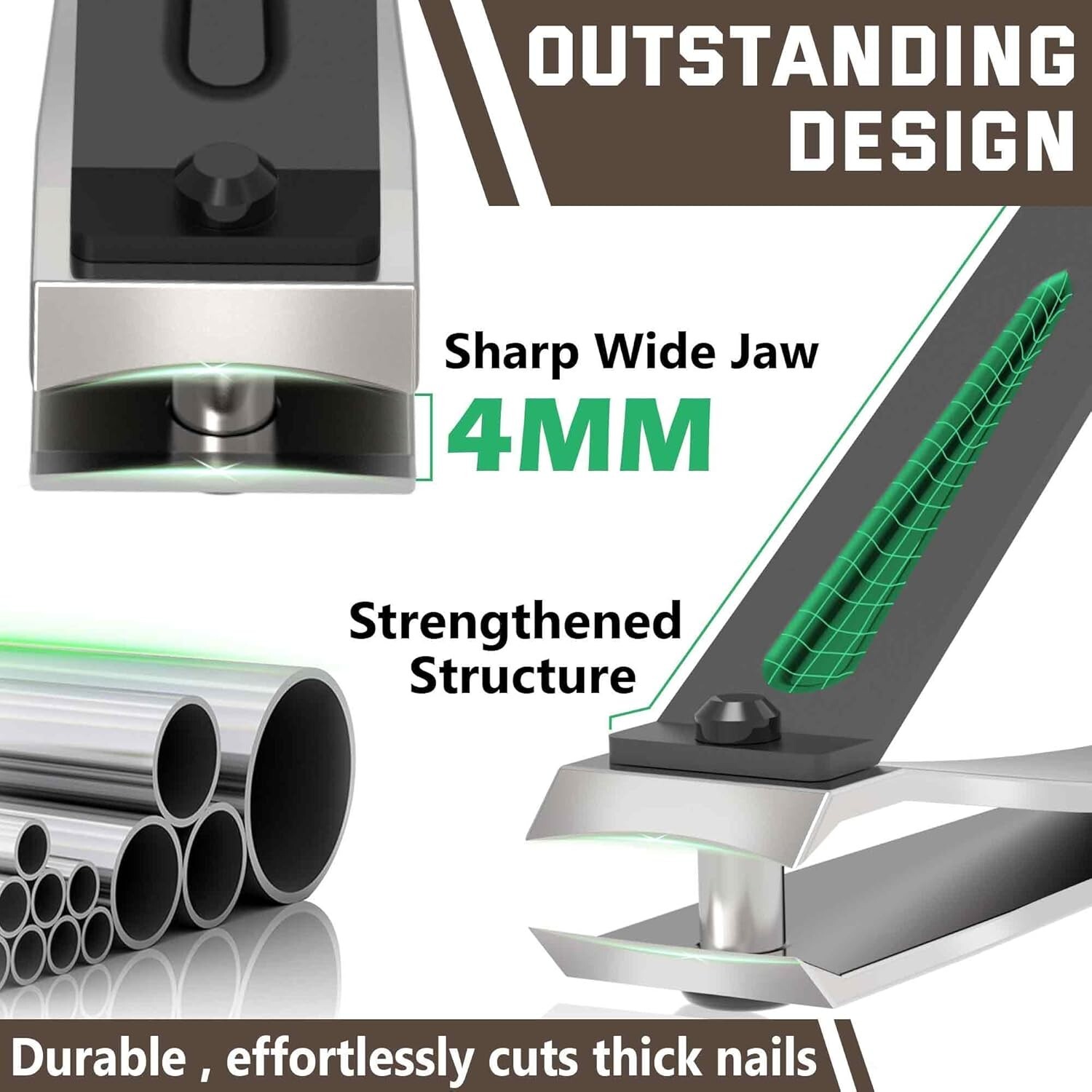 Long Handled Toenail Clippers Easy Trimming No Bending for Seniors 2.0 (24/30")