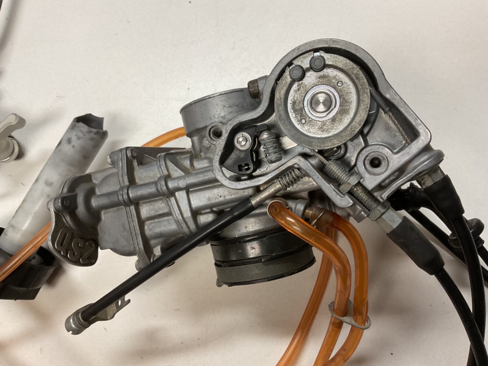 2006 06 YAMAHA WR250F YZ250F OEM Keihin FCR Carburetor & Throttle & ASV Lever