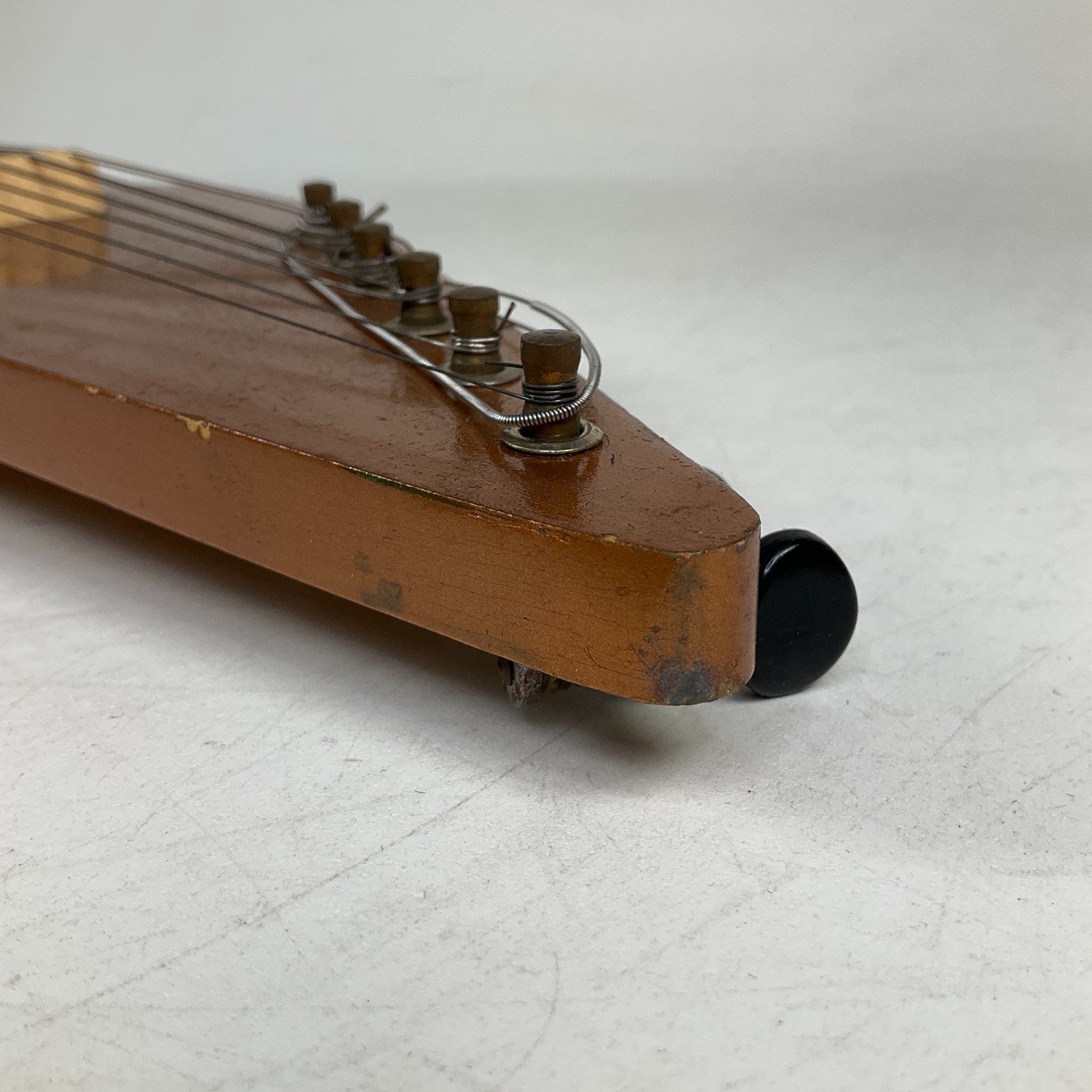 Vintage 1960s Harmony H-1 Lap Steel Electric Guitar Copper with Case