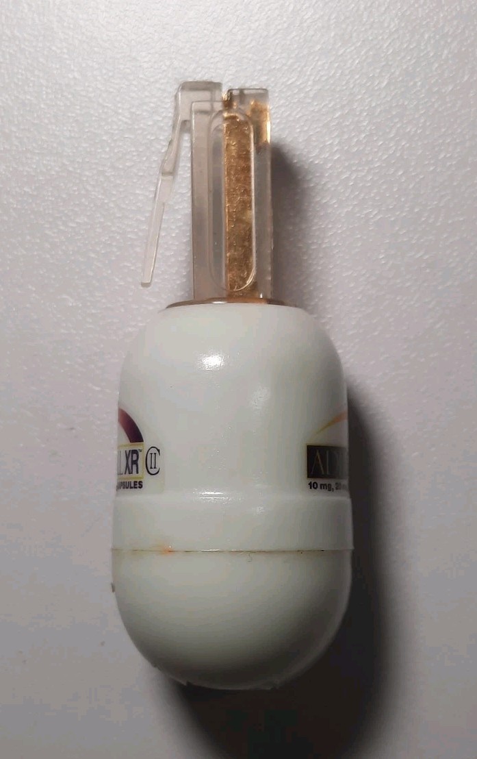 Rare Adderall XR Phone Cord Detangler spinner Miniature Collectable Drug Rep