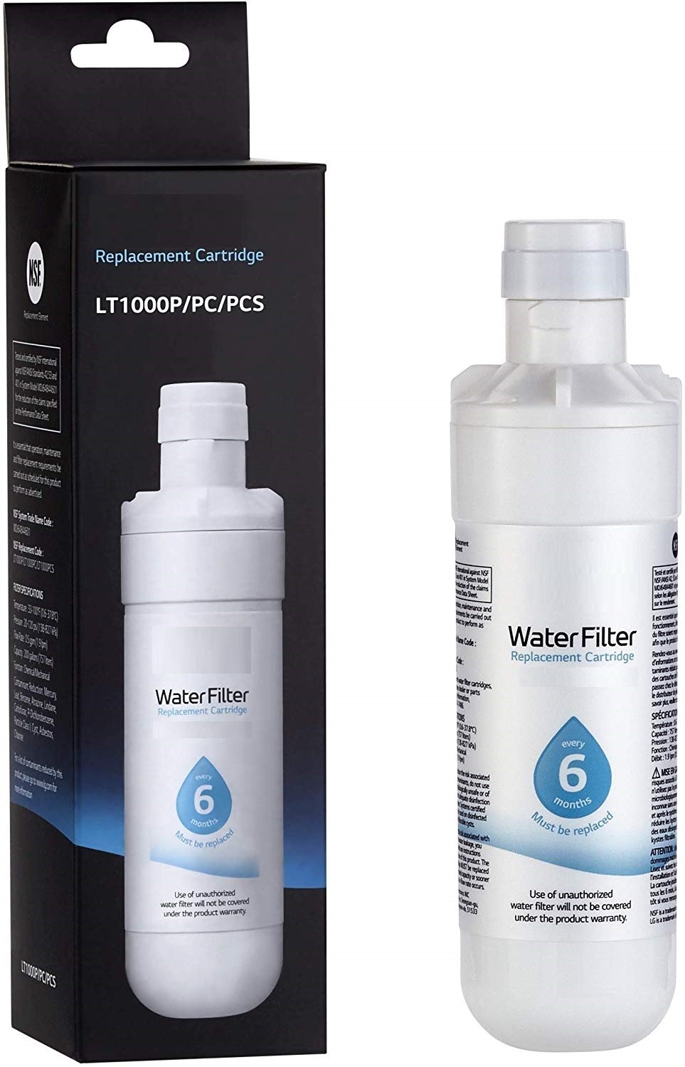 For LG LT1000P/PC/PCS Refrigerator Water Filter 4 PACK New, FREE SHIPPING