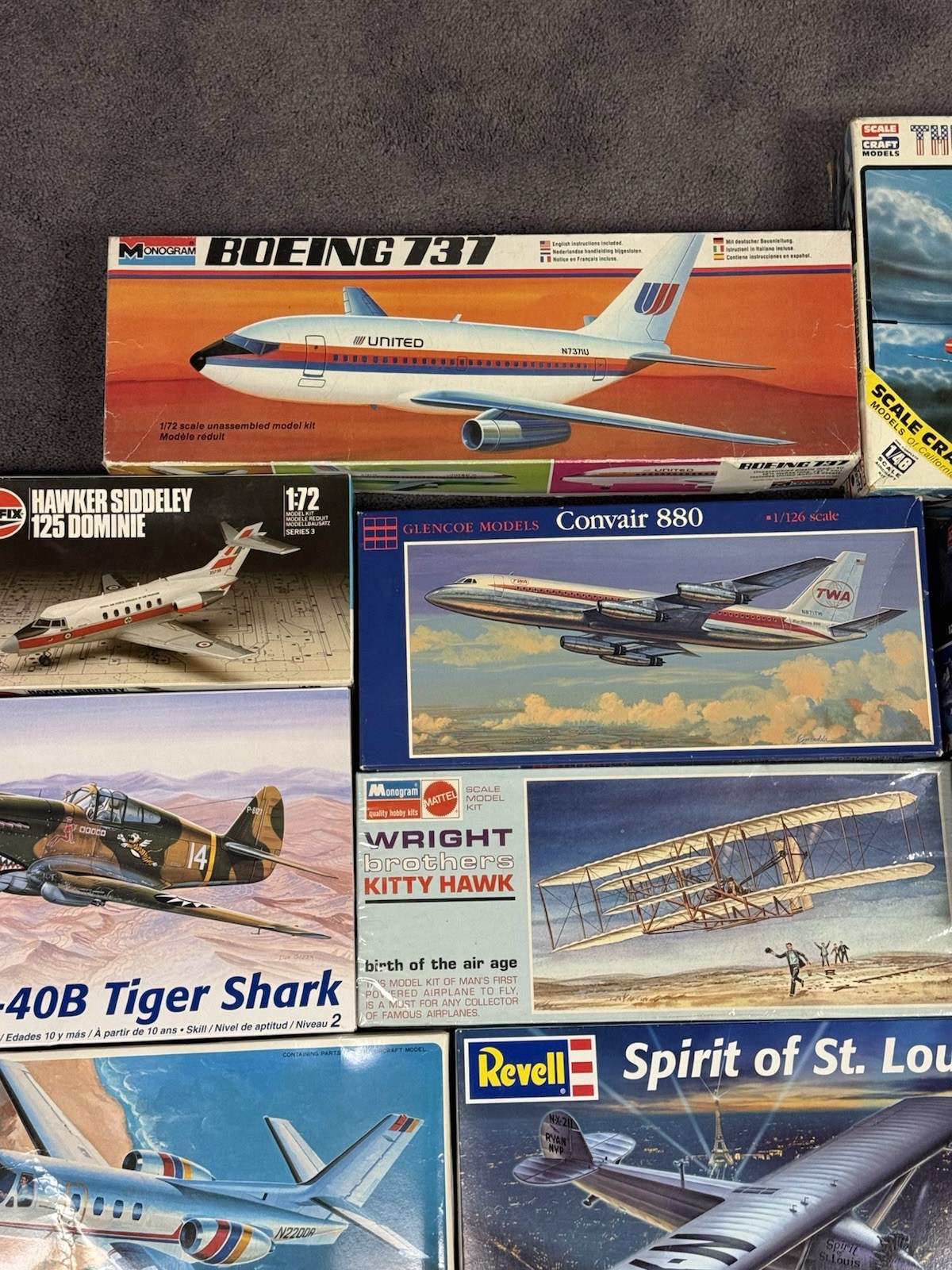 Lot of 16 Military Aircrafts & Airplane Jumbo Jets Models All New Mixed Scale
