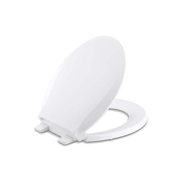Kohler Cachet Quiet-Close round-front toilet seat antimicrobial agent K-R25782-A