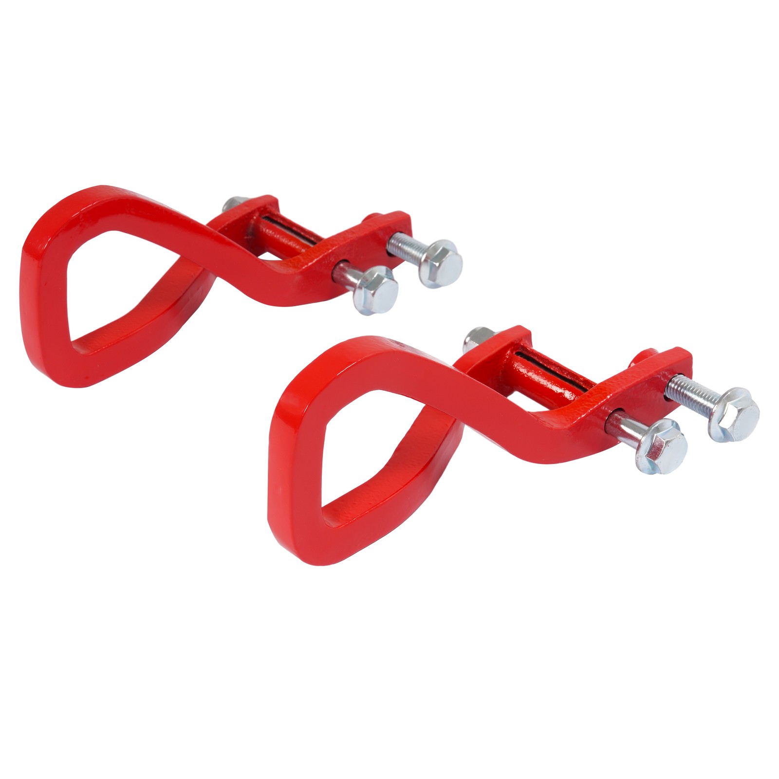 Red Front Tow Recovery Hooks w/ Bolts For GMC Sierra 1500 2019-2025 #84280203