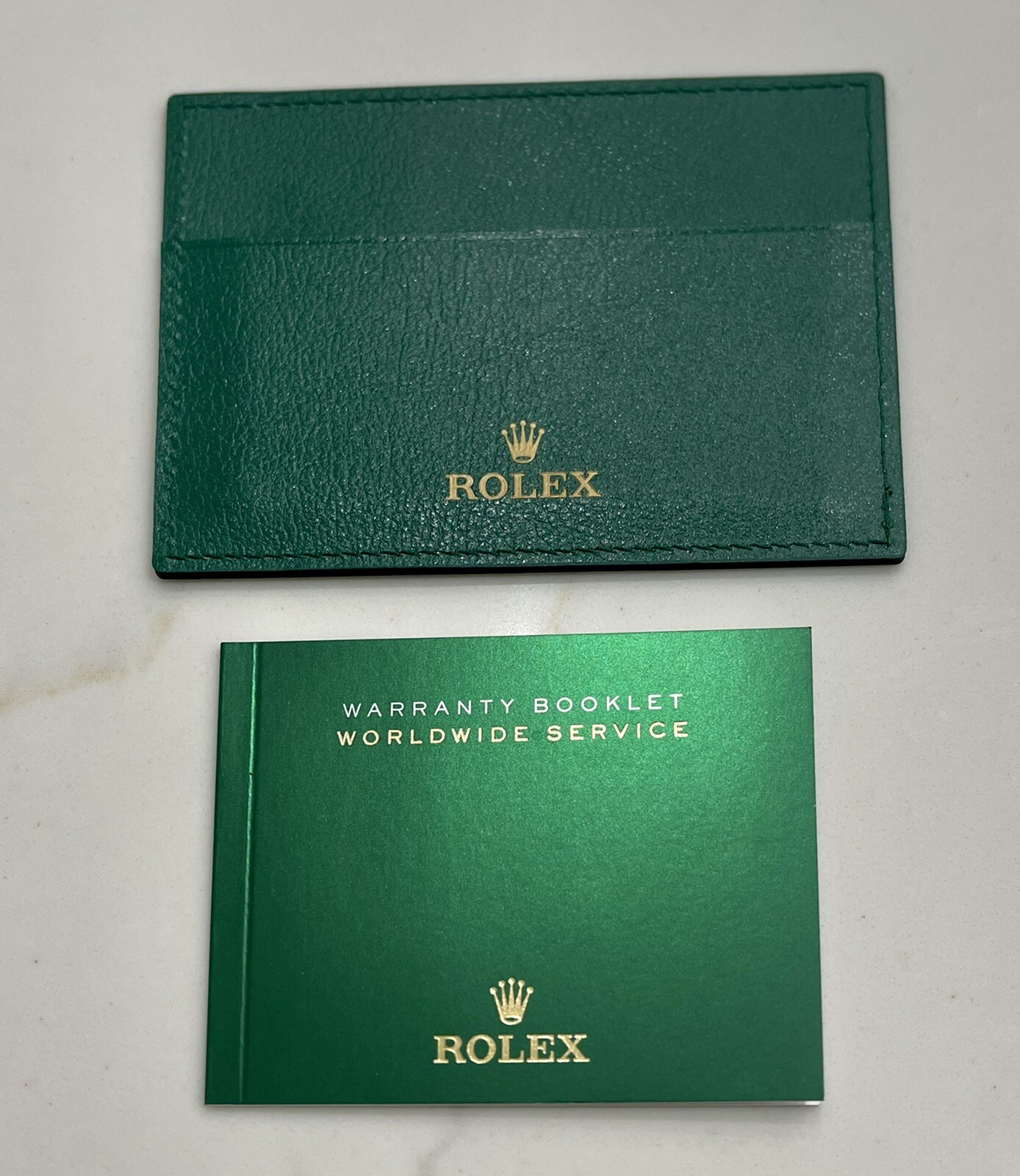 OEM New Style Rolex Oyster Perpetual Booklet 124300 126000 Card Holder TAG NEW