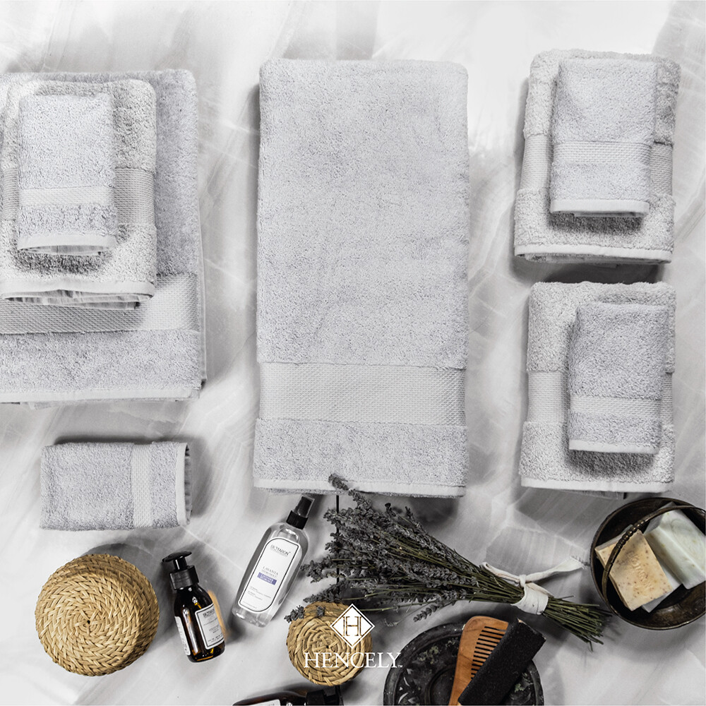 Hencely Hotel and Spa Quality 100% Cotton Turkish Towels, Soft and Absorbent