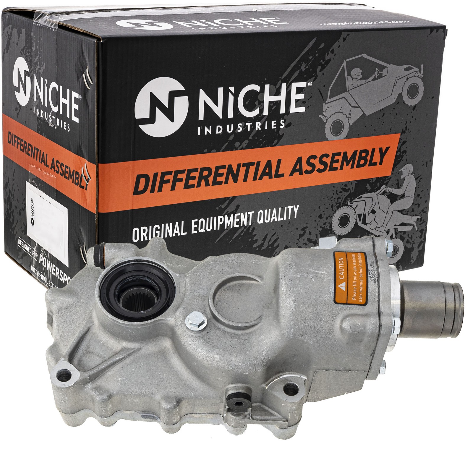 NICHE Rear Differential Gear Case for Yamaha Grizzly 700 550 1HP-46101-00-00