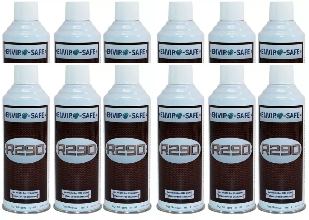 R290 UPRIGHT CHARGE K-28 VALVE 12 CANS/CASE #8001