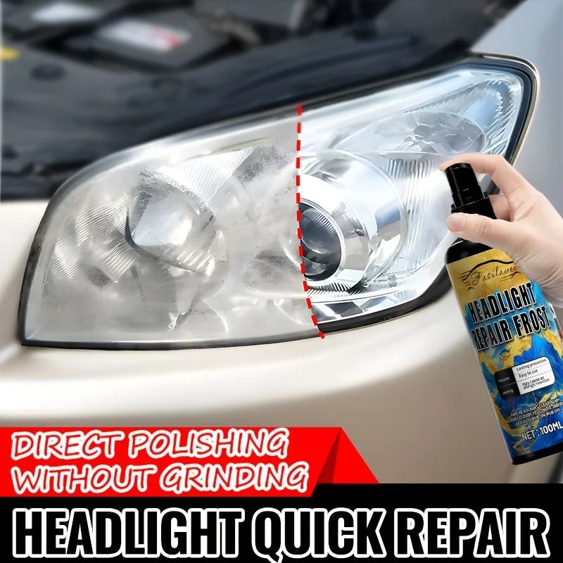 Car Headlight Restoration Kit Scratch Remover Oxidation Cleaner Repair Liquid