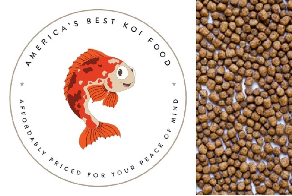 America's Best Koi Food Large Floating Pond Pellets 32% Protein Koi Fish Food