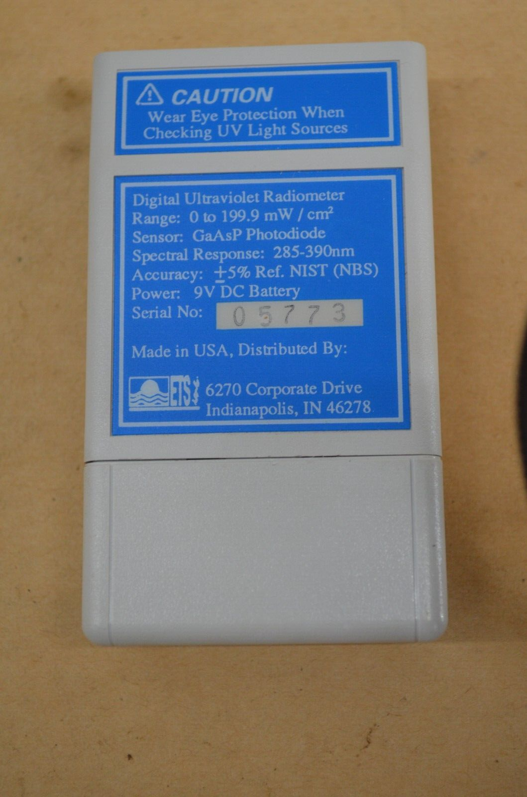 ETS Digital Ultraviolet Radiometer Model 5.0