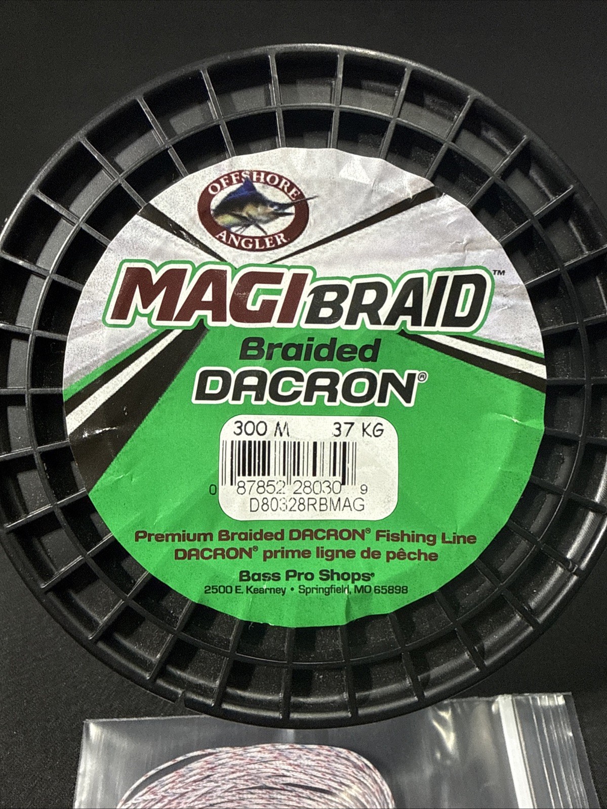 Offshore Angler - MAGIBRAID Dacron 80#, Bow Serving, Red/White/Blue, **5-ft**