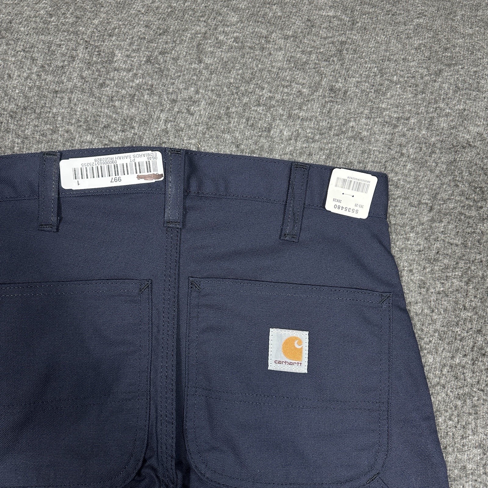 Carhartt Carpenter Dungaree Fit Lightweight Work Pants Men’s 28x28 Blue New