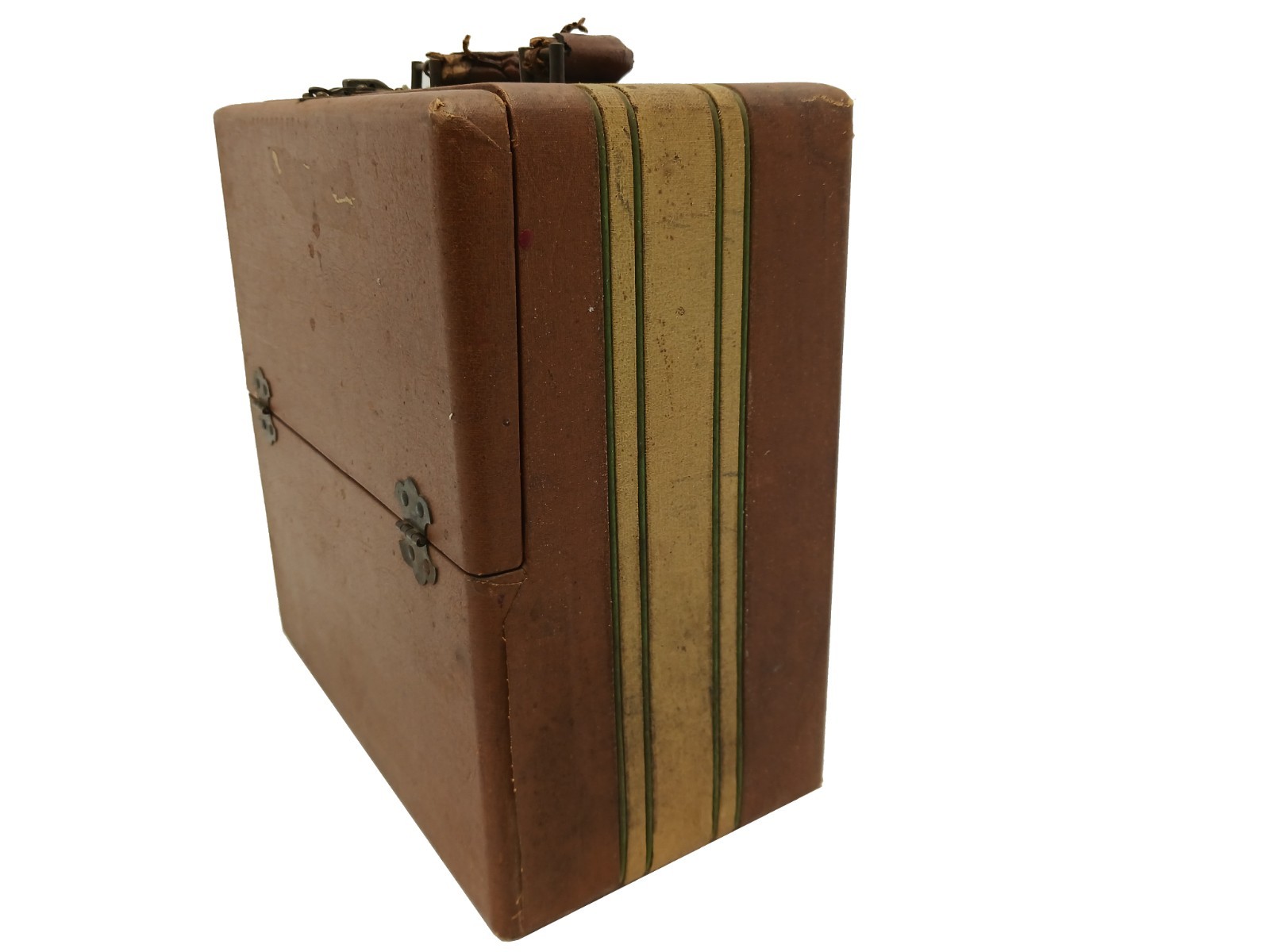 Vintage Stewart Warner 9007-A AM Portable Tube Radio Luggage-Style 1940s