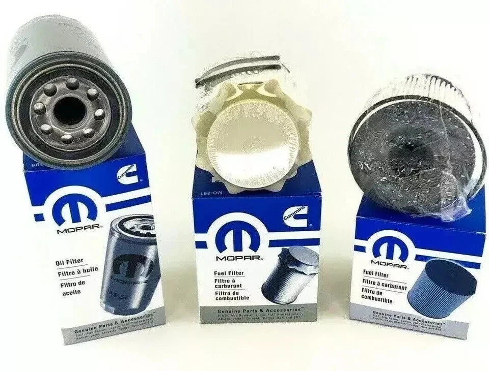 Mopar Diesel Fuel and Oil Filter Set for 2019-2021 Ram 2500 3500 4500 5500 6.7L.