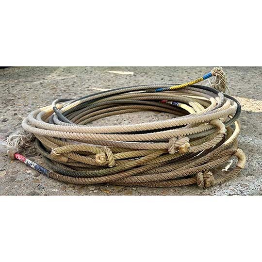 THREE Used Lariat Team Ropes Good For Décor or Roping Practice