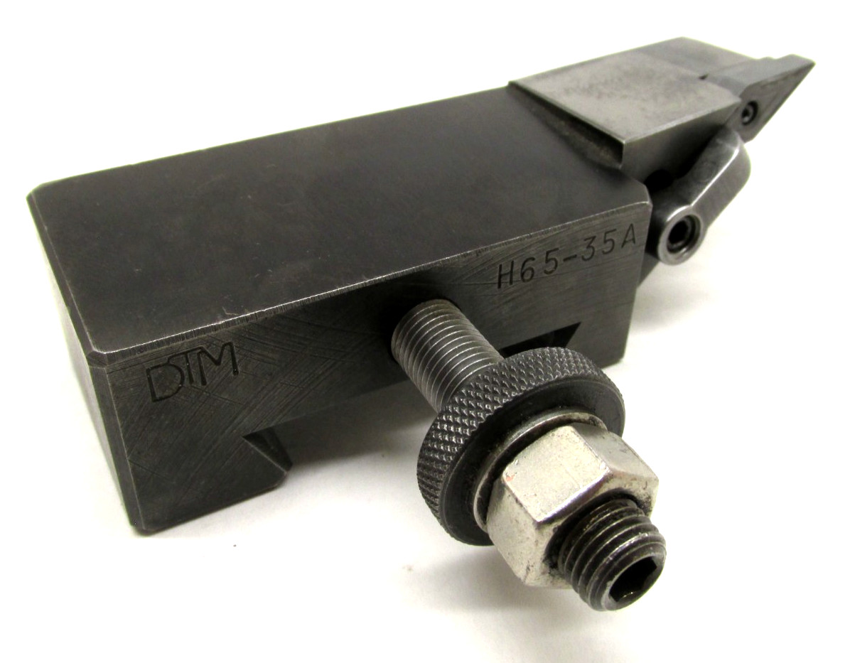 DTM H65-35A QUICK-CHANGE INDEXABLE TURNING LATHE TOOLHOLDER - FITS AXA TOOL POST