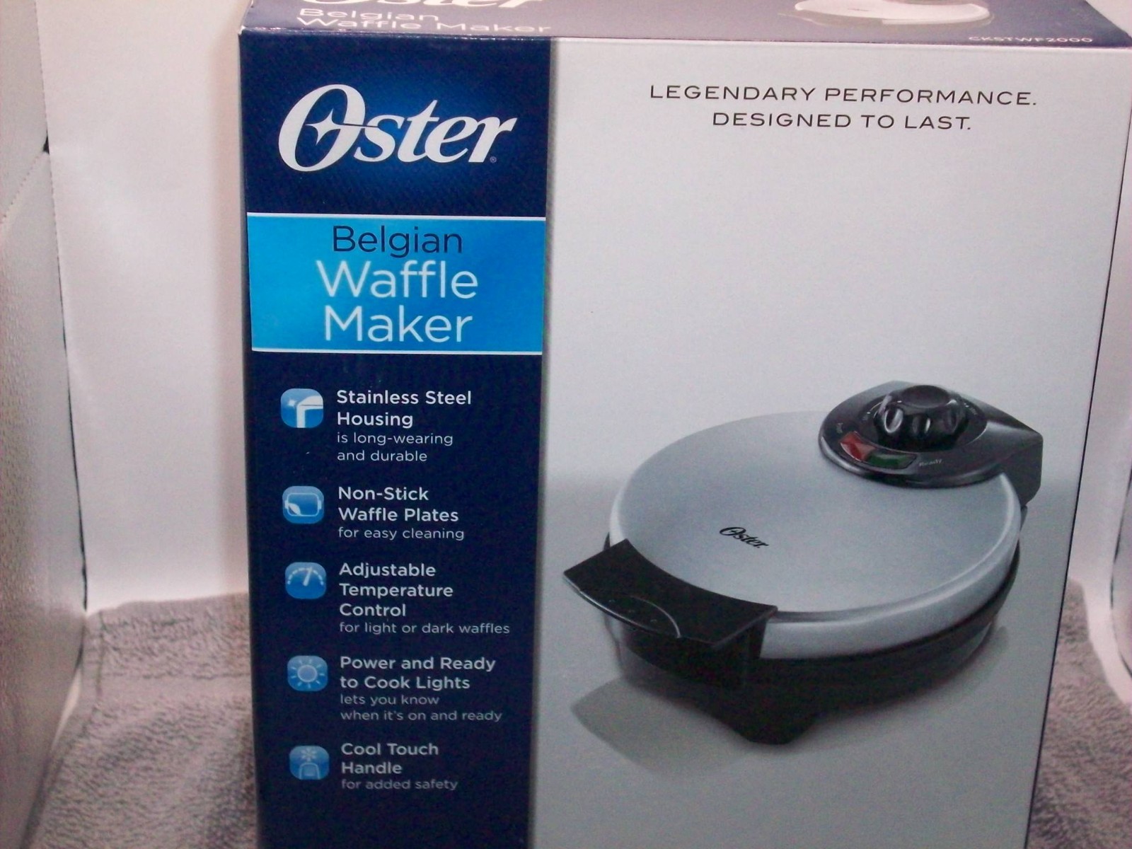 OSTER Belgian Waffle Maker – New – Open Box