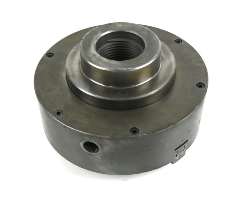 9" Cushman Lathe Chuck 3509 w/ South Bend 14-1/2" 16" Back Plate 2-3/8" x 6TPI