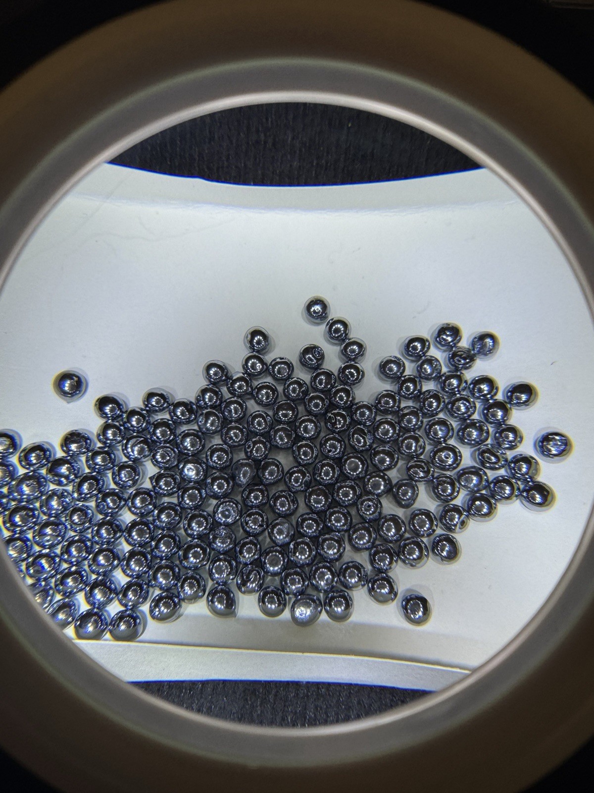 1g Osmium Beads .9995 Comes with Vial **FREE SHIPPING**