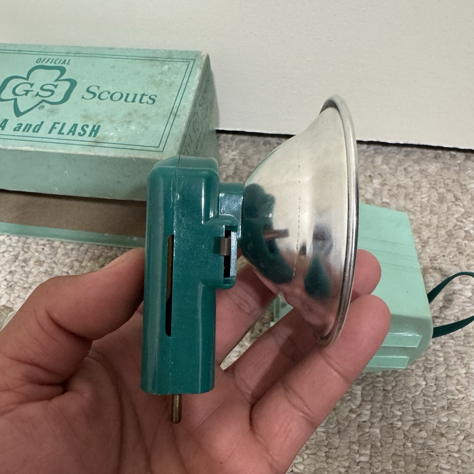 Official Girl Scouts GS Camera and Flash No. 11-813 OEM Box w/ original bulbs