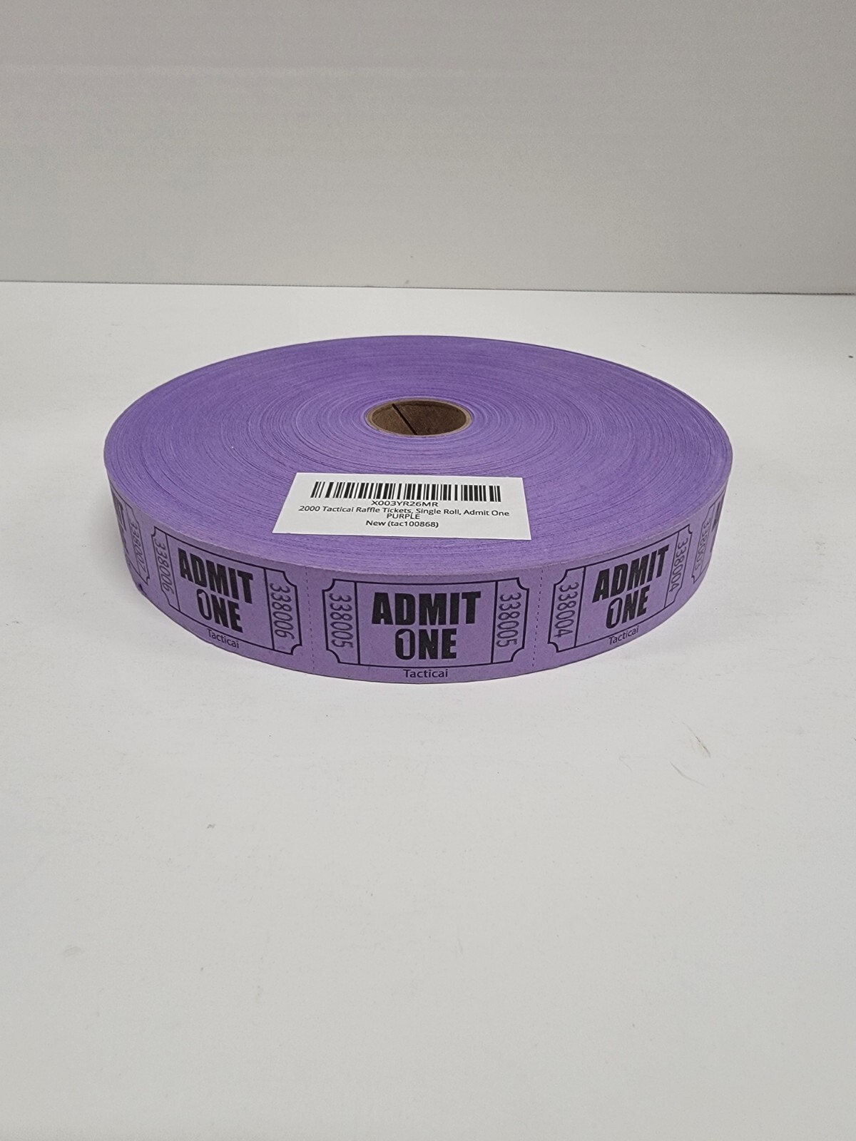 1 Roll 2,000 PURPLE Admit One Tickets Carnival Fun Fair Festival Raffle Entrance
