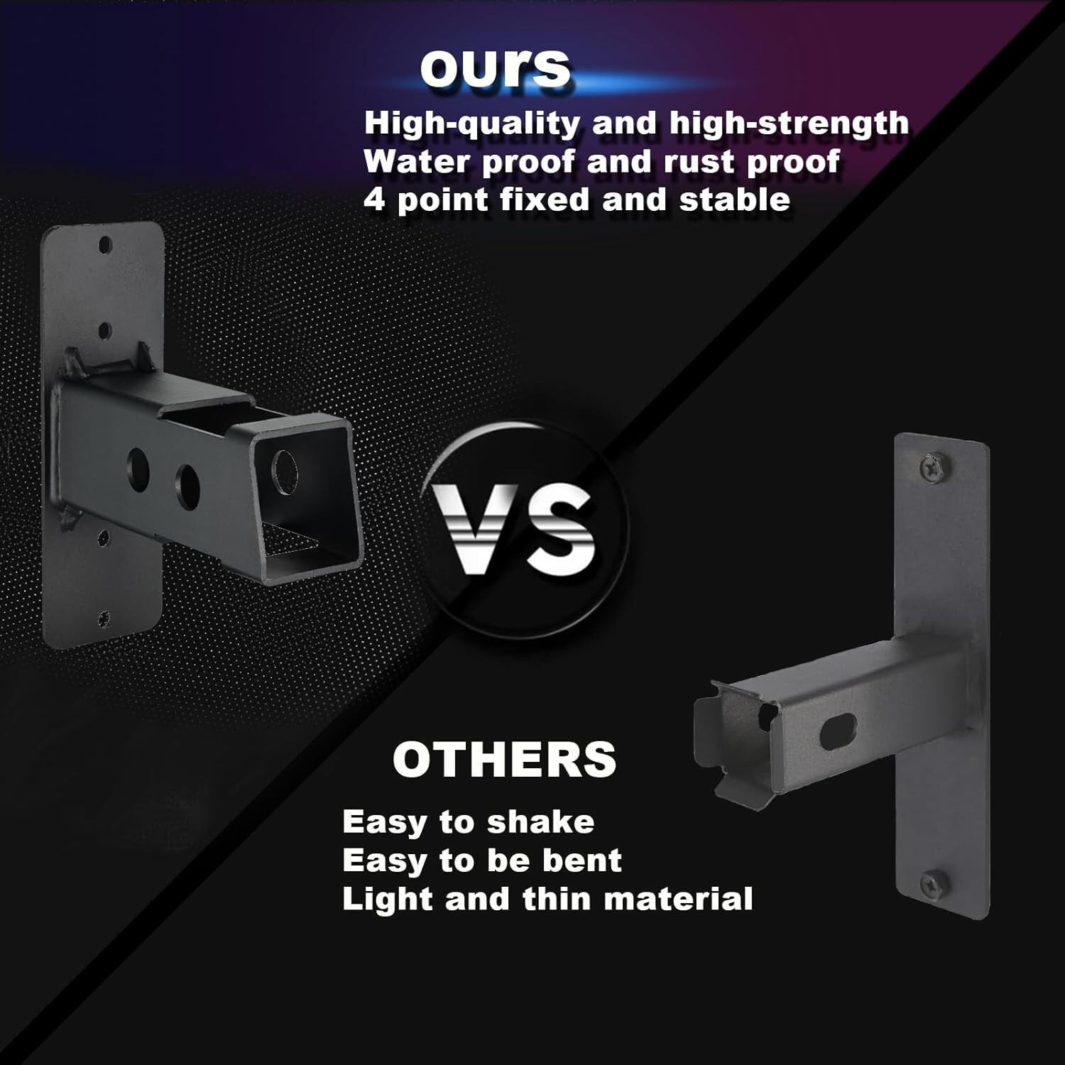 2" Hitch Wall Mount Bike Rack Wall Mount Hanging Garage Organizer up to 200 lbs