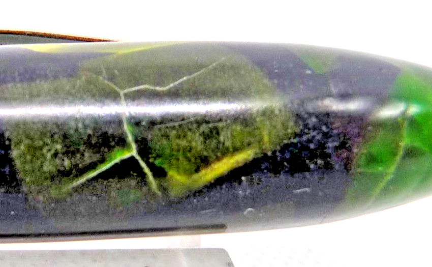 Sheaffer Vintage 1930's White Dot Black/Green Oversize Balance Pen--fine