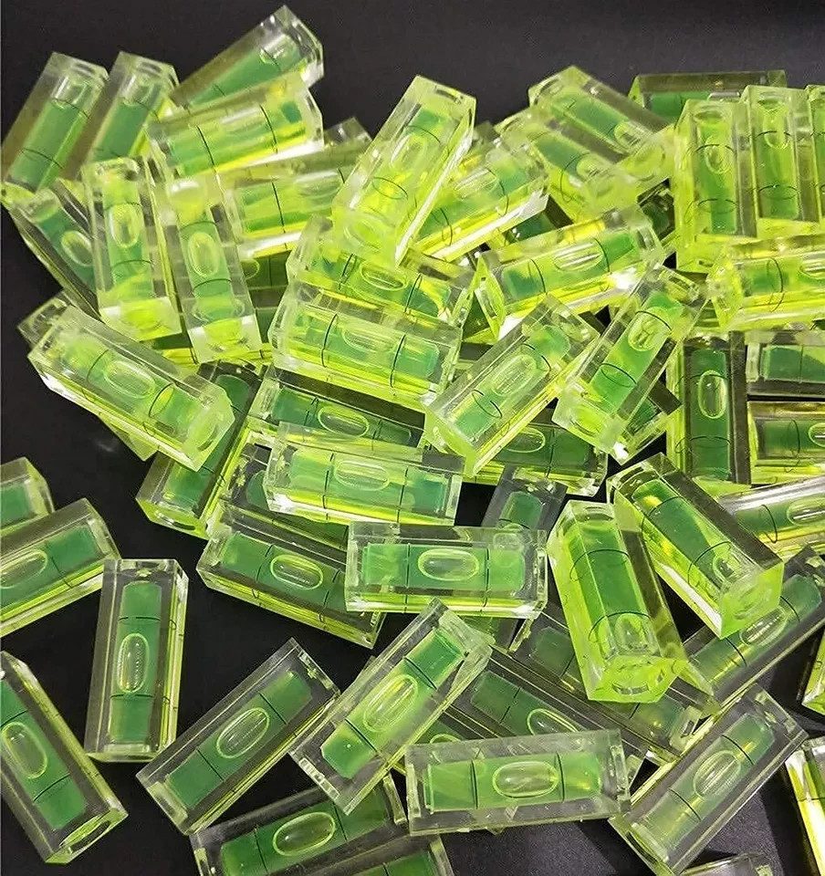 6pcs Small Bubble Level Mini Square Bubble Spirit Levels Leveling Tools New