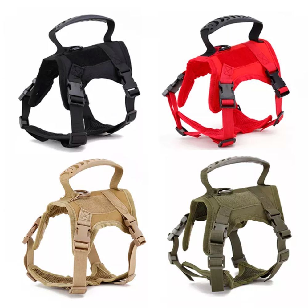 Nylon Tactical Cat Harness Walking Adjustable Pet Vest for Large Cat Small Dog