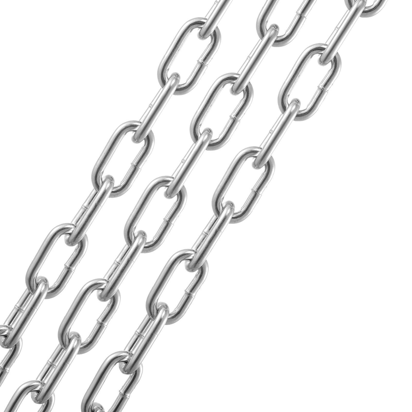 VEVOR 1/8" x 100' Zinc Plated Proof Coil Chain Carbon Steel Chain Sling 330 lbs
