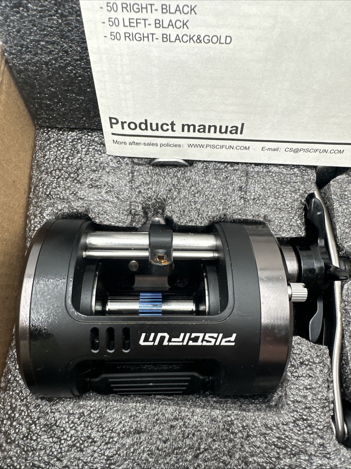 Piscifun Chaos Pro Baitcasting Fishing Reel, CNC Machined Aluminum Body Round Ca