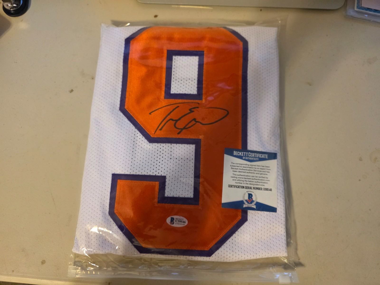 FOOTBALL SIGNED JERSEYS WHOLESALE LOT (20) COA'S FROM JSA, PSA OR BECKETT, DEION
