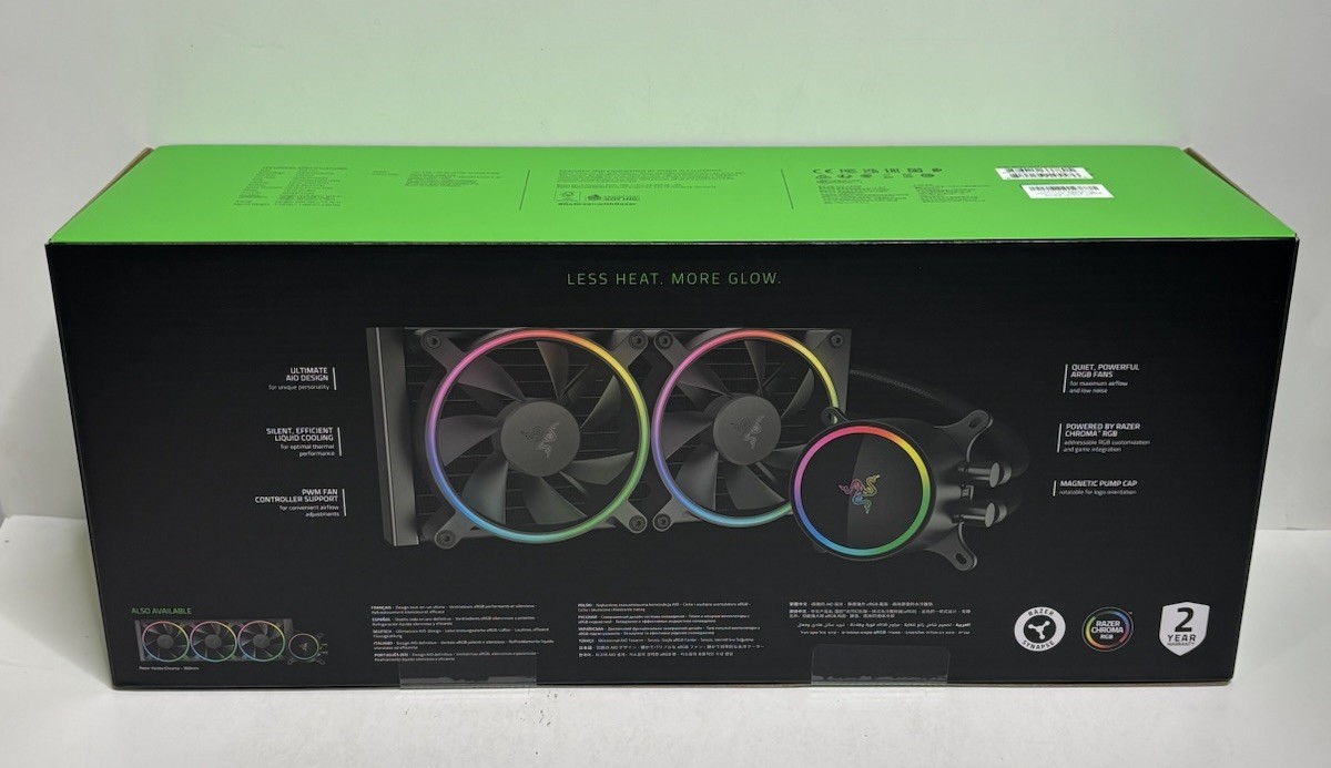 Razer Hanbo Chroma RGB AIO 240MM Intel LGA 1851/1700/1200 & AMD AM4 (NEW IN BOX)
