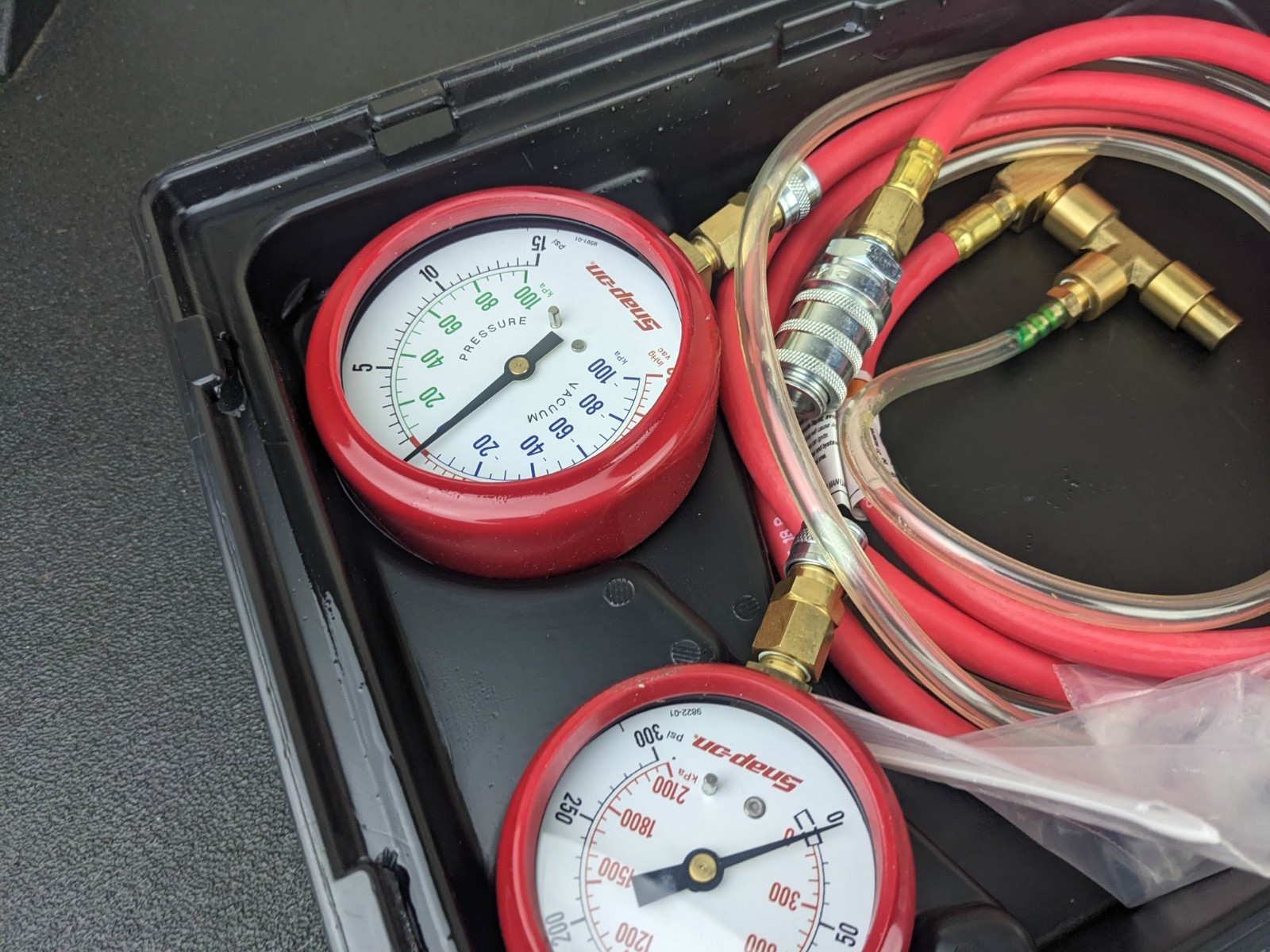 #bm557 Snap-on NEW EEDF501 Compu-check Diesel Fuel Pressure Test Set