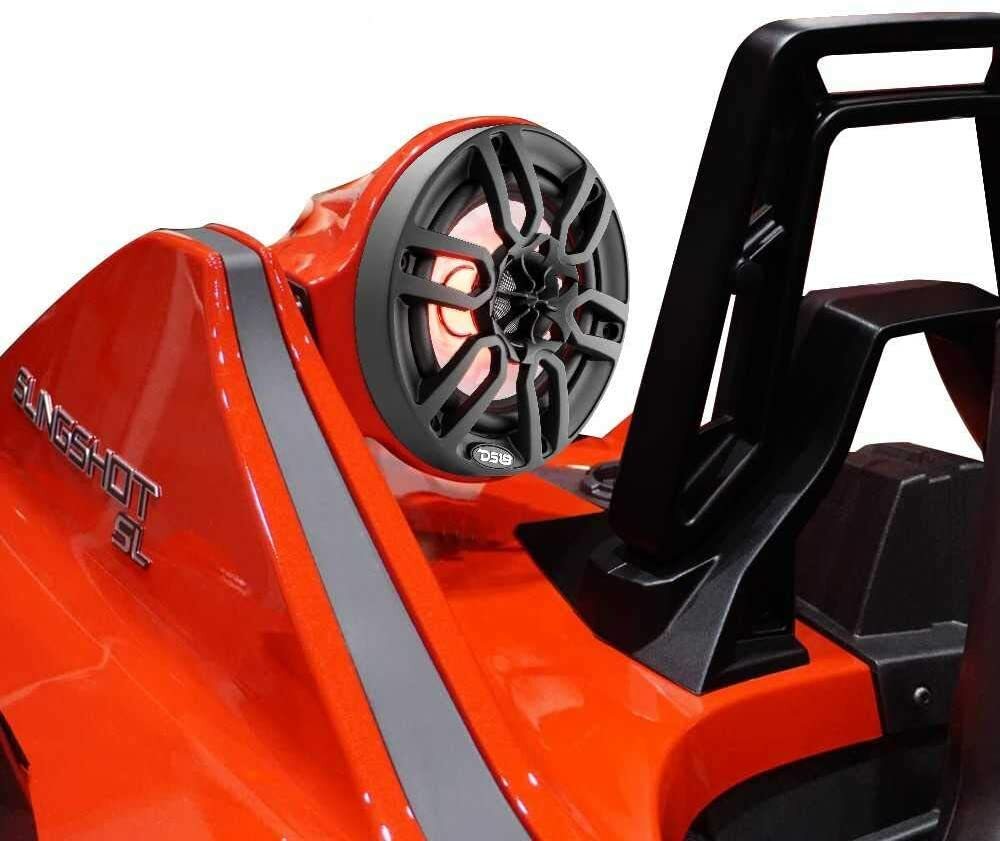 DS18 EN-JS6-BK 6.5" Jet Ski Marine Jeep UTV ATV Pod Speaker Enclosures POD Black