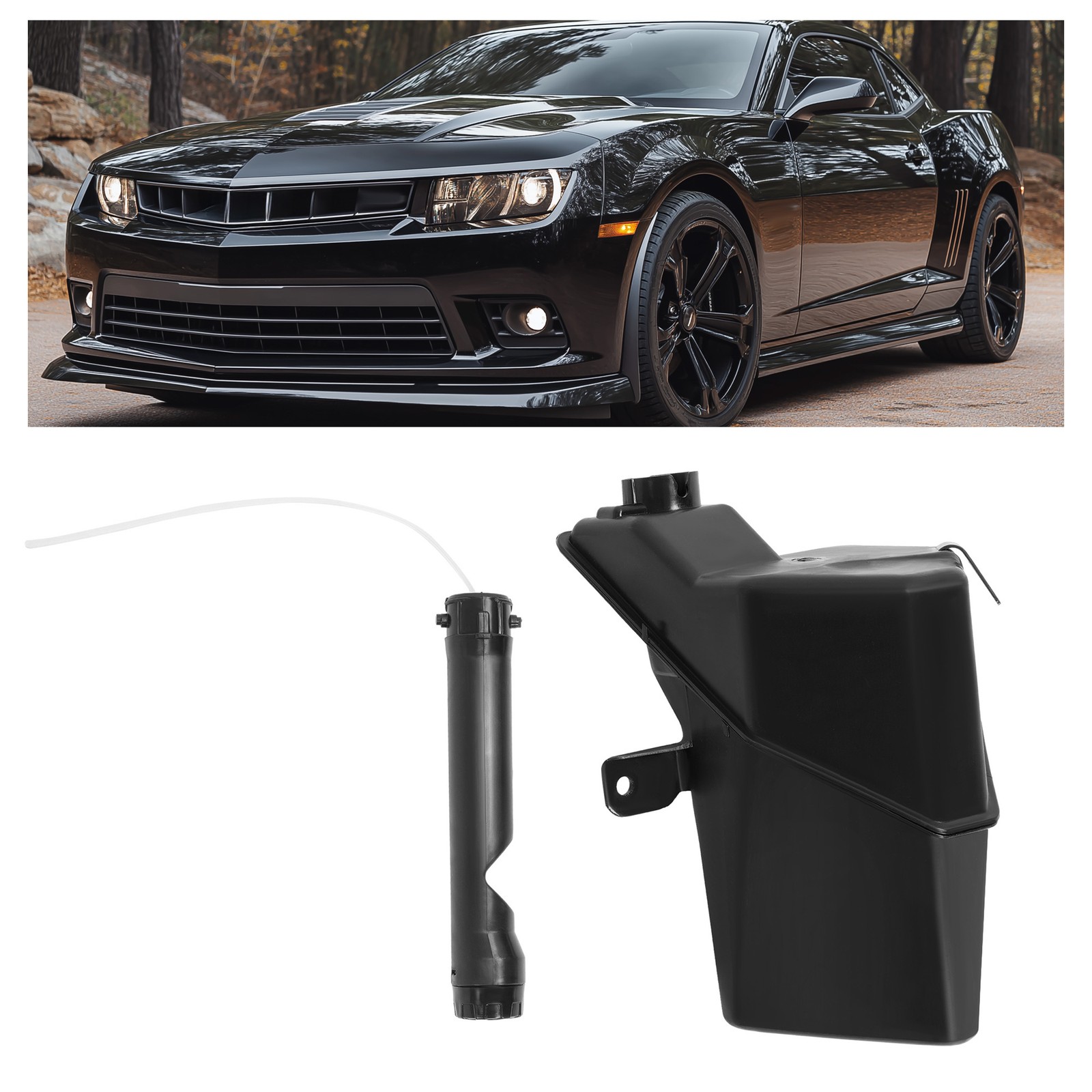 For Chevrolet Camaro 2010-15 Coolant Reservoir Expansion Tank Radiator Recovery