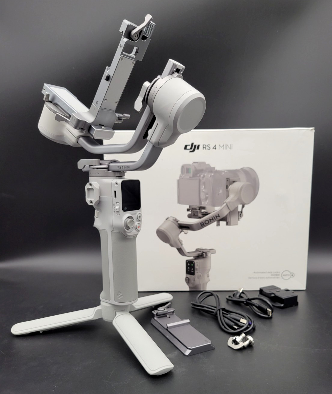 DJI RS 4 Mini 3-Axis Gimbal Stabilizer for Cameras MINT Complete Set