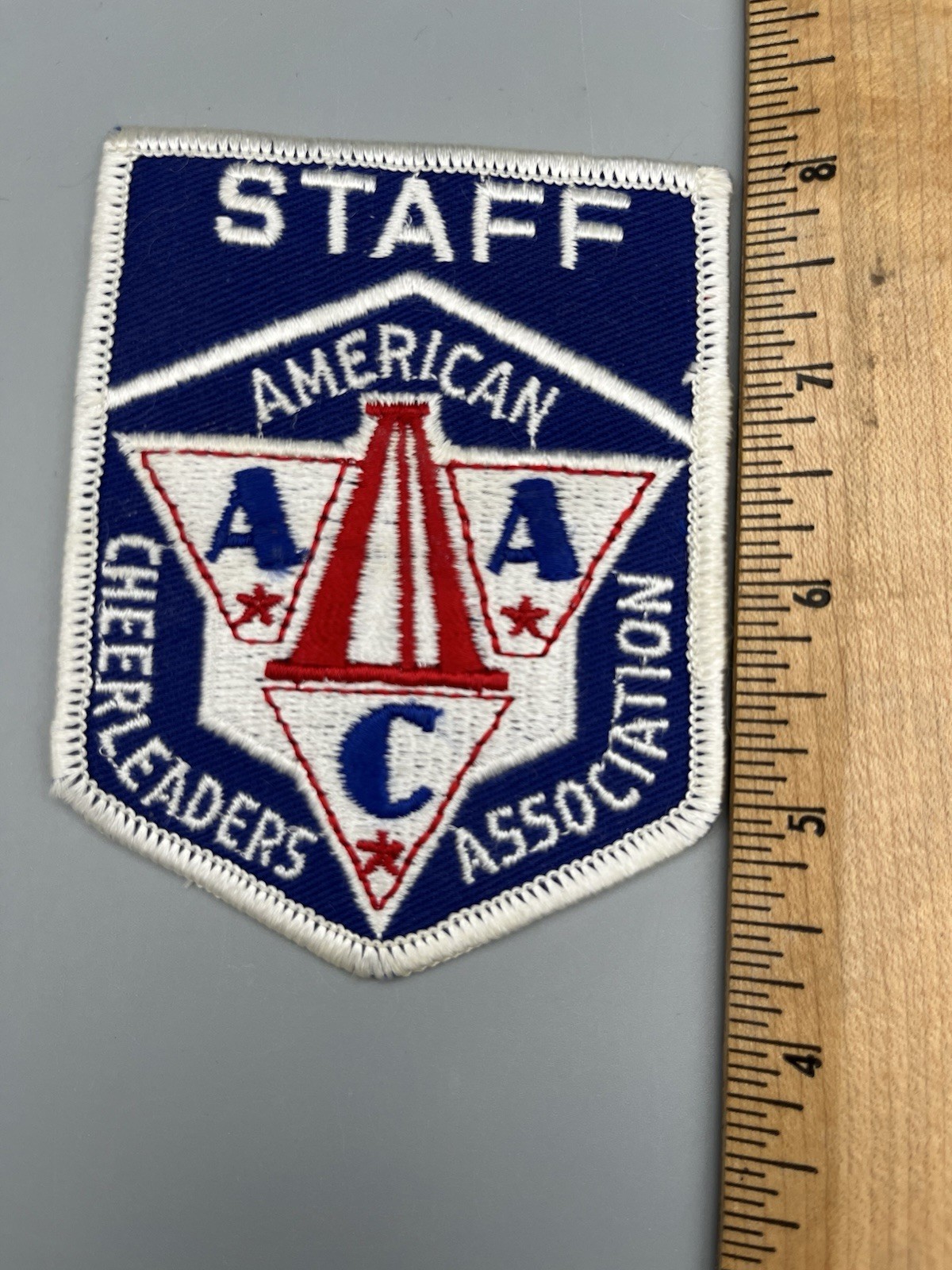 Vintage 1970s American Cheerleaders Association ACA Staff Patch and Pins