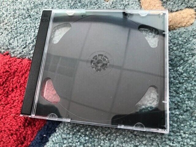 2 New Top Quality RARE BRILLIANT Double 2-CD Jewel Cases w/Black Tray BR2CD-BLK
