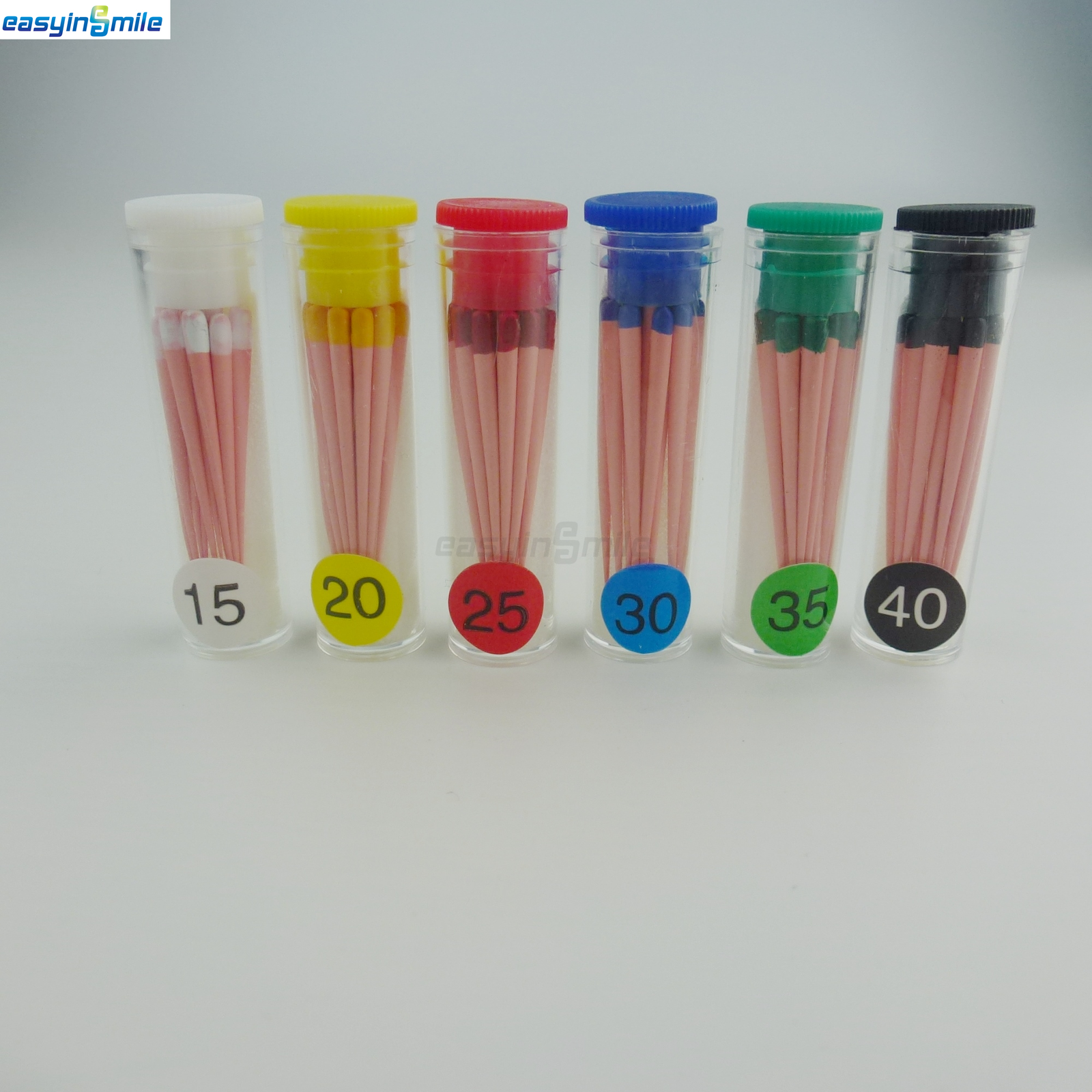 60/120pcs Dental Gutta Percha Points Full Taper 0.02/0.04/0.06 Size 15-40 45-80