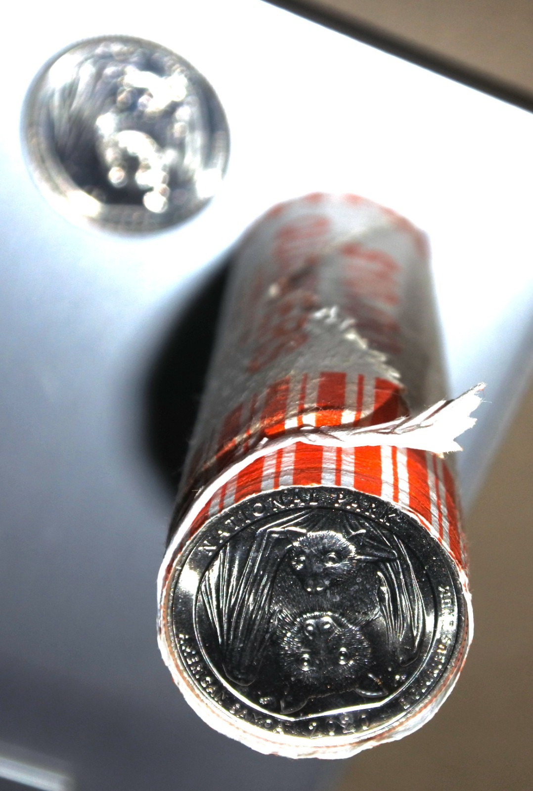 (1) 2020 D UNCIRCULATED American Samoa National Park Fruit Bat Quarter From Roll