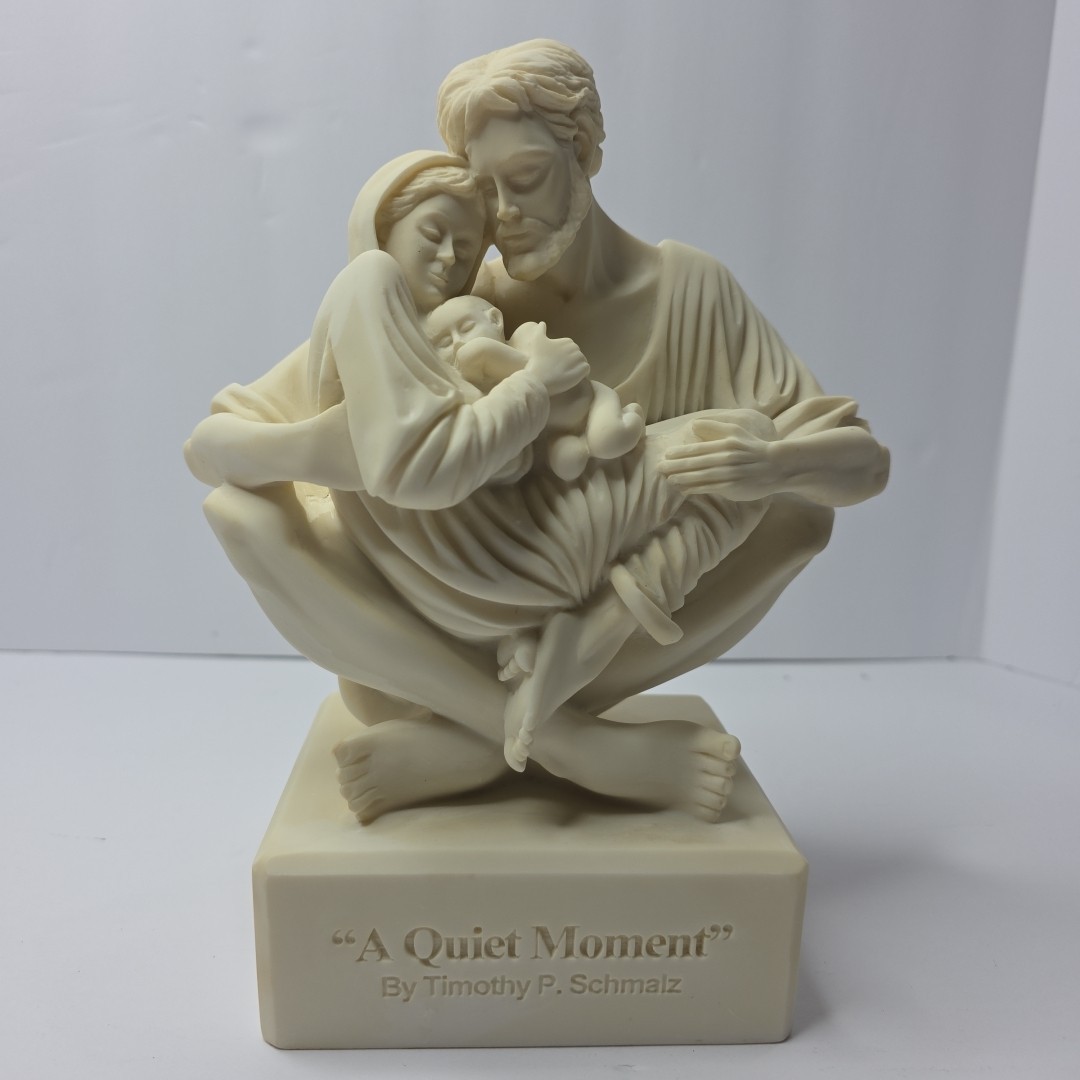 A Quiet Moment Holy Statue Nativity Figurine Jesus Mary By Joseph T. Schmalz 9"