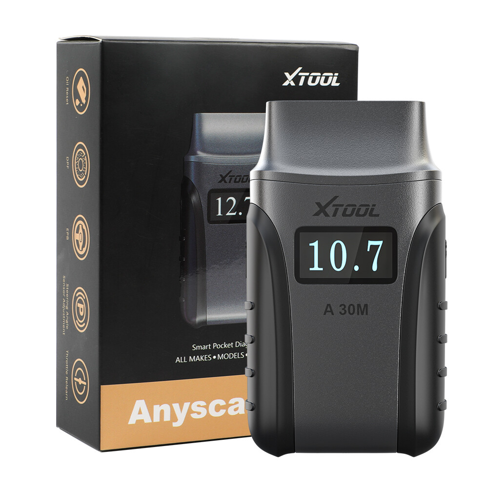 USED XTOOL A30M Bluetooth OBD2 Diagnostic Scanner Bi-Directional Code Reader