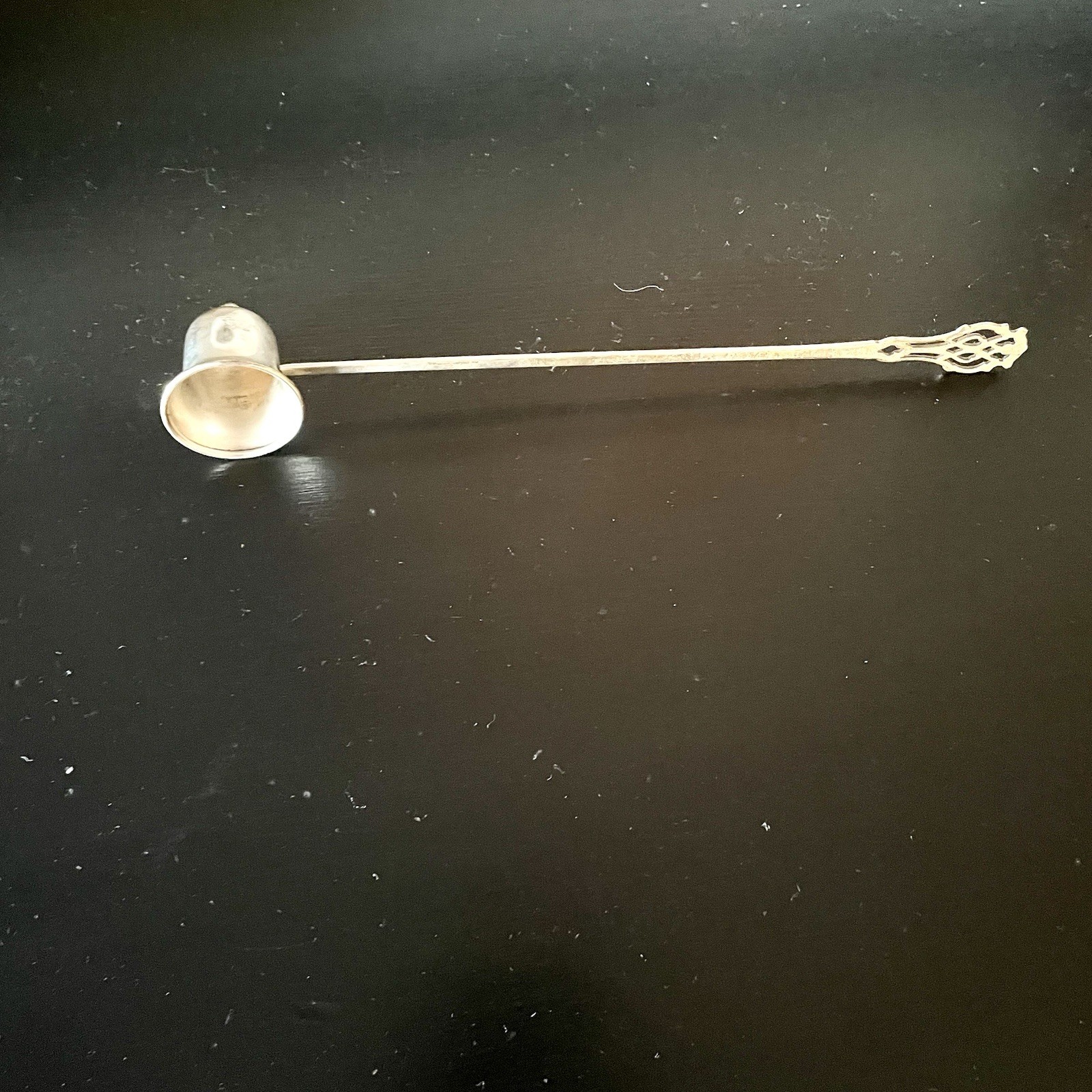 Vintage Chippendale Lunt Sterling Silver Hooded Bell Candle Snuffer Unused 9”