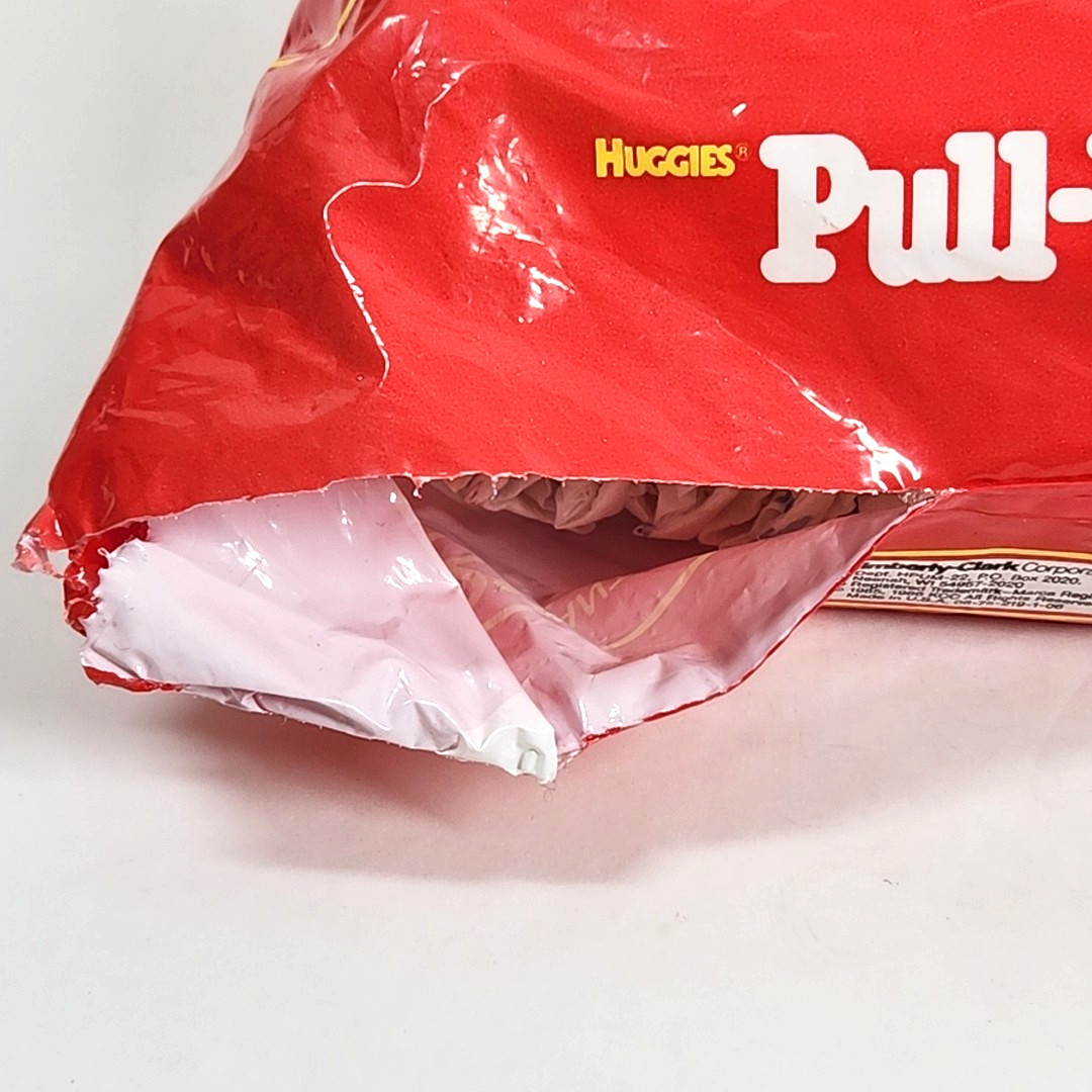 Vtg 1985 Huggies Pull Ups Disposable Training Pants 15ct Girls Med 29-38lbs USA