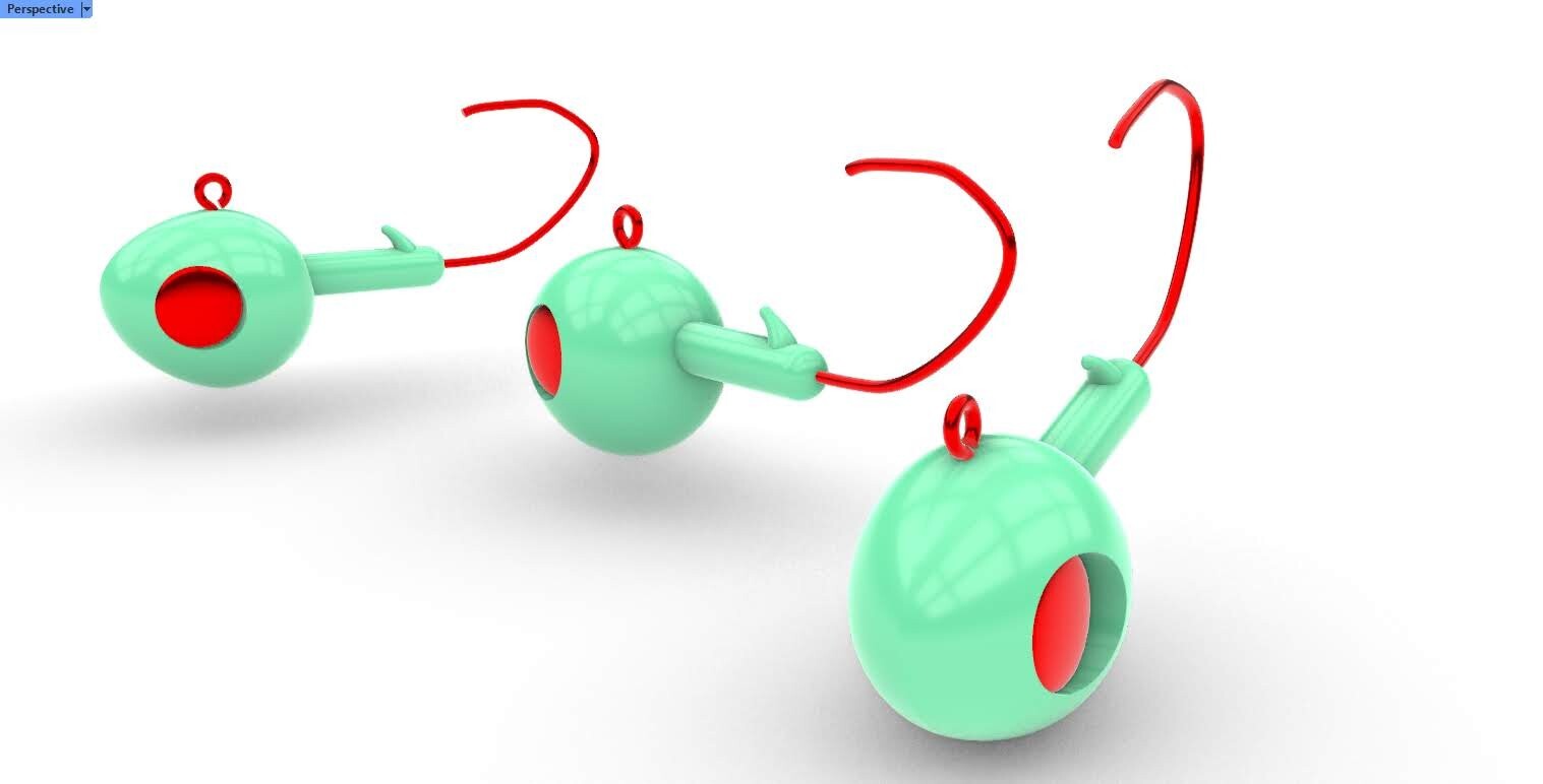 Rock Hound Walleye Jig Mold ( 8 cavity ) 1 oz and 1.25 oz