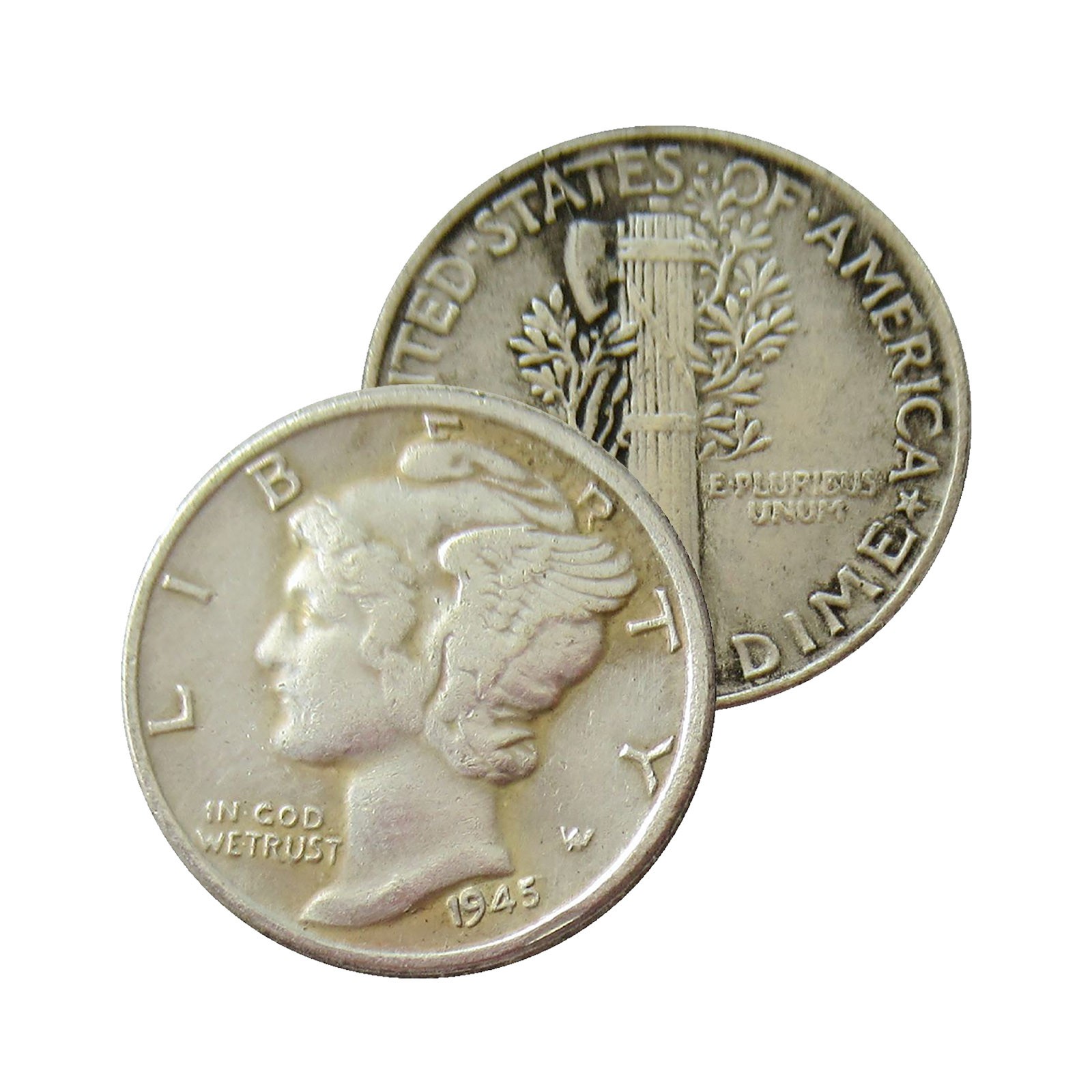 [Lot of 5] 1916-1945 Mercury Dimes Metal Silver Coin CHOOSE HOW MANY LOTS OF 5