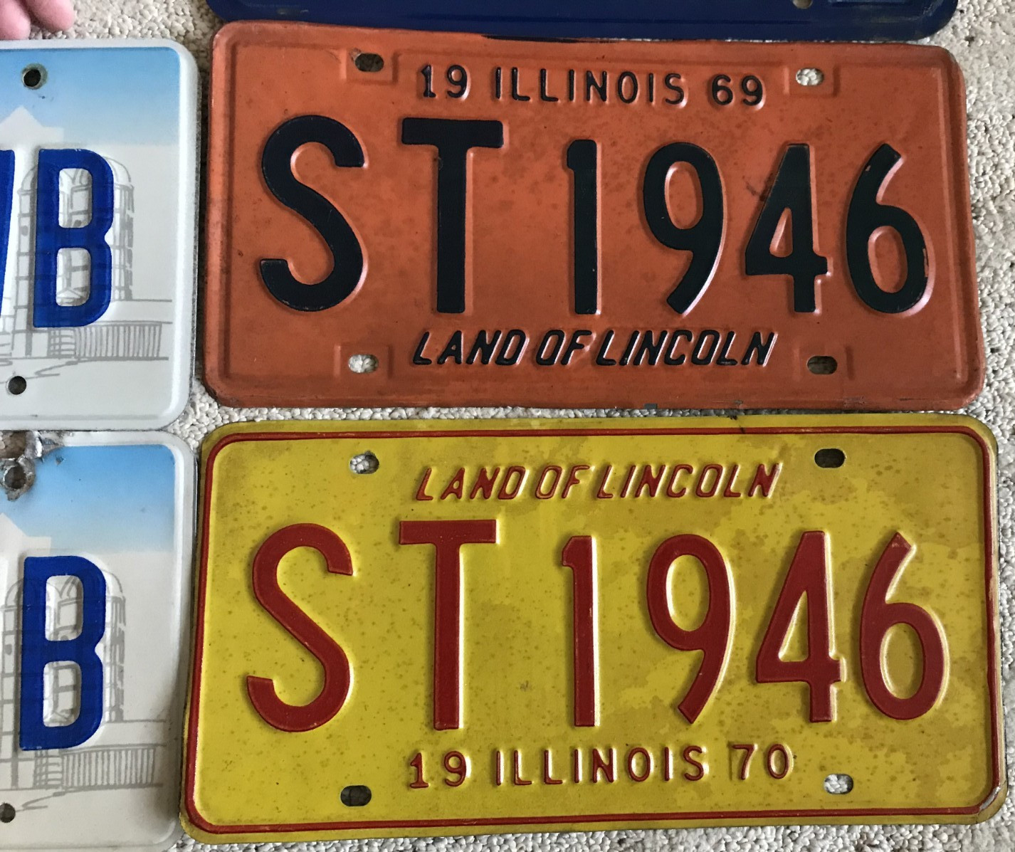 Lot of 10 Ohio Florida Arkansas Kentucky Iowa Illinois MS License Plates